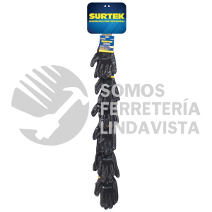 126445 TIRA DE IMPULSO CON GUANTES DE NAILON CON RECUBRIMIENTO DE NITRILO, 26 PIEZAS SURTEK