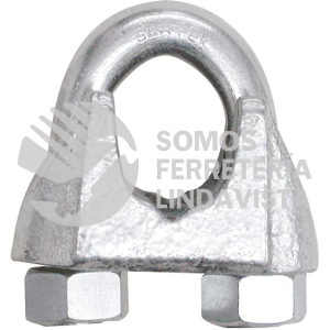 PER7 PERRO DE HIERRO MALEABLE PARA CABLE DE ACERO 1/2" SURTEK