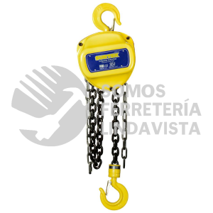 POLAC1A POLIPASTO MANUAL 1 RAMAL 0.5 TON, CADENA 3 M SURTEK