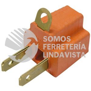 136450 ADAPTADOR CLAVIJA DE ATERRIZADO A POLARIZADO PVC, 2 PIEZAS SURTEK