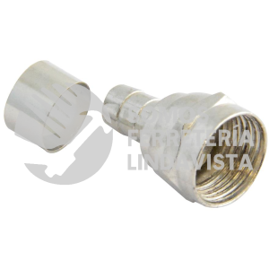 153200 CONECTOR PARA CABLE COAXIAL RG59 TIPO CAMPANA, 4 PIEZAS SURTEK