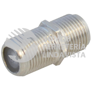 153205 COPLE PARA CABLE COAXIAL RG6 TIPO BARRIL, 4 PIEZAS SURTEK