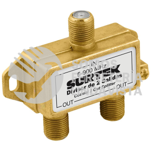 153206 DIVISOR COAXIAL , 1 ENTRADA 2 SALIDAS SURTEK