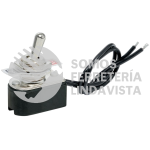 136555 APAGADOR DE PALANCA METAL CON CABLE DE 14 CM, 6 A SURTEK