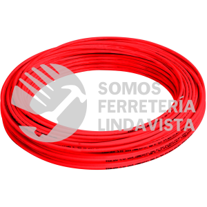 136923 CABLE ELECTRICO THW CALIBRE 14, 100 M COLOR ROJO SURTEK