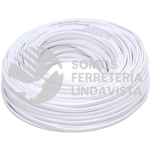 136928 CABLE ELECTRICO POT 2 X 16, 100 M COLOR BLANCO SURTEK