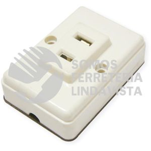 136412 CONTACTO SENCILLO VISIBLE CUADRADO, LINEA DE SOBREPONER SURTEK