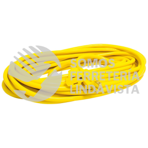 136171 EXTENSION ELECTRICA ATERRIZADA COLOR AMARILLO, 5 M SURTEK