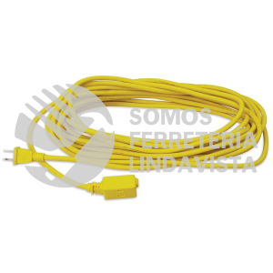 136047 EXTENSION ELECTRICA POLARIZADA COLOR AMARILLO, 20 M SURTEK