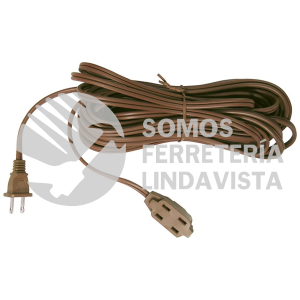 136158 EXTENSION ELECTRICA DOMESTICA COLOR CAFE, 6 M SURTEK