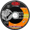3502 DISCO DE CORTE 2 EN 1 PARA ACERO AL CARBON Y ACERO INOXIDABLE KREATOR TIPO 41 GRANO 46 (4-1/2"X1/16"X7/8") AUSTROMEX