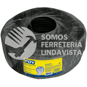 142851 MANGUERA FLEXIBLE PARA CABLE, REFORZADA 3/4" 50 M FOY