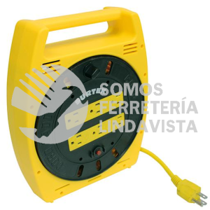 136035 MULTICONTACTO 6 ENTRADAS TIPO CARRETE CON EXTENSION ELECTRICA 6 M SURTEK