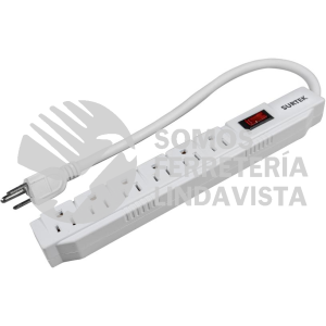 136221 SUPRESOR DE PICOS 6 ENTRADAS CABLE 450 J DE 45 CM SURTEK