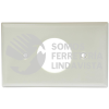 136601 PLACA SENCILLA PLASTICA , LINEA ESTANDAR SURTEK