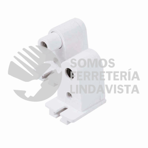 136673 PORTALAMPARA COMPACTA SLIM LINE CON TERMINALES DE PRESION, 2 PIEZAS SURTEK