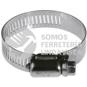 137708 ABRAZADERA SIN FIN DE ACERO INOXIDABLE DE 1-1/2" A 2-1/4" SURTEK