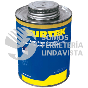 121133 CEMENTO PARA TUBO PVC, 946 ML SURTEK