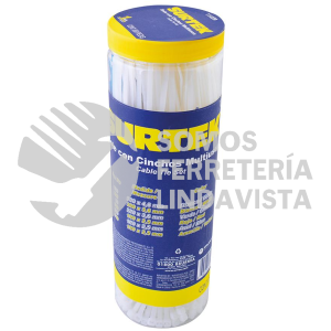 114220 CINCHOS DE PLASTICO EN BOTE, 650 PIEZAS SURTEK