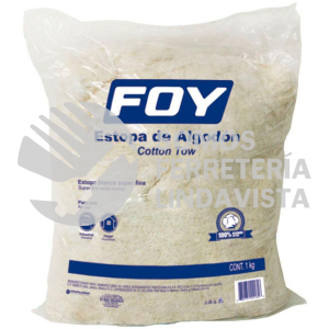144182 ESTOPA DE ALGODON 1 KG FOY
