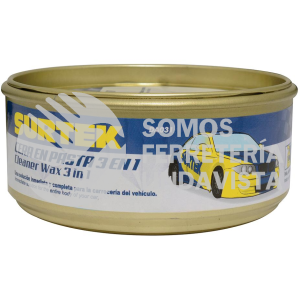 DA031 CERA EN PASTA 3 EN 1 (PULE, ABRILLANTA Y ENCERA), 340 GR SURTEK
