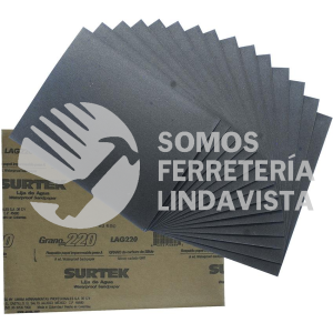 LAG220 LIJA DE AGUA, GRANO 220 SURTEK