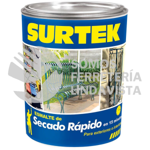 SP40100 ESMALTE DE SECADO RAPIDO 250 ML COLOR BLANCO SURTEK