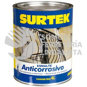 SP30300 ESMALTE ANTICORROSIVO 4 LT COLOR BLANCO SURTEK