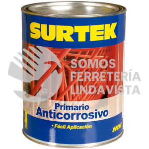 SP50256 ESMALTE ANTICORROSIVO PARA METAL 1 LT COLOR ROJO OXIDO SURTEK