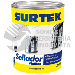 SV100 SELLADOR VINILICO 4 LT COLOR BLANCO SURTEK