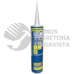 113453 SILICON PARA BAÑO Y COCINA, COLOR TRANSPARENTE, 280 ML SURTEK