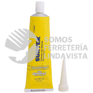 113455 SILICON EN TUBO TRANSPARENTE, 70 GR SURTEK