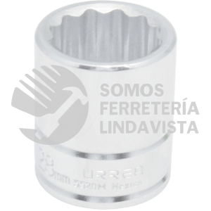 5526M DADO CUADRO DE 3/4", 12 PUNTAS, METRICO, 26 MM URREA