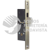 L2101 CERROJO PARA EMBUTIR DE GANCHO, LATON ANTIGUO, LLAVE TETRA, EN CAJA LOCK