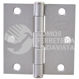 LBC40NS BISAGRA CUADRADA NIQUEL SATINADO 4" X 4" LOCK
