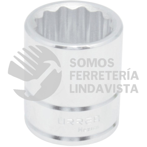 5531M DADO CUADRO DE 3/4", 12 PUNTAS, METRICO, 31 MM URREA