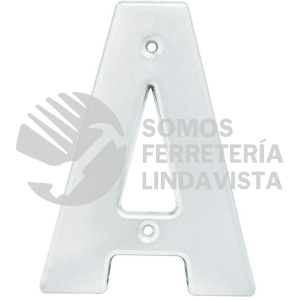 L70AC LETRA A BOLD 4" NIQUEL SATINADO LOCK