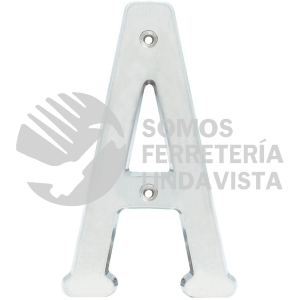 L701ACS LETRA A SLIM 4" NIQUEL SATINADO LOCK