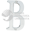 L701BCS LETRA B SLIM 4" NIQUEL SATINADO LOCK