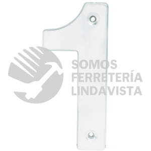 L601C NUMERO 1 BOLD 4" NIQUEL SATINADO LOCK