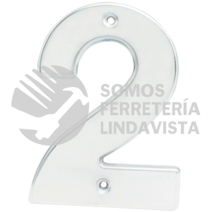 L602C NUMERO 2 BOLD 4" NIQUEL SATINADO LOCK