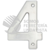 L604C NUMERO 4 BOLD 4" NIQUEL SATINADO LOCK