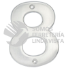 L608C NUMERO 8 BOLD 4" NIQUEL SATINADO LOCK