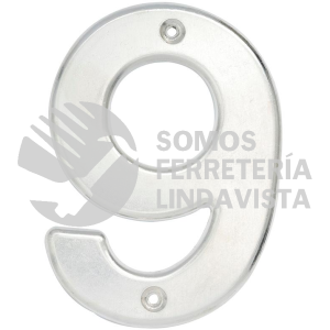 L609C NUMERO 9 BOLD 4" NIQUEL SATINADO LOCK