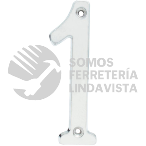 L6801CS NUMERO 1 SLIM 4" NIQUEL SATINADO LOCK