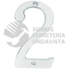 L6802CS NUMERO 2 SLIM 4" NIQUEL SATINADO LOCK