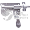 LPM145 PASADOR TIPO MOUSER PARA PUERTA, 14.5 CM LOCK