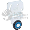 CCLOS JUEGO DE CARRETILLA SENCILLA PARA CLOSET, GALVANIZADA LOCK