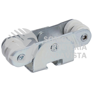 CCLORT4 JUEGO DE CARRETILLAS RIEL TT 4 BALEROS PARA CLOSET, GALVANIZADA LOCK