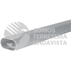 TCLO3 TUBO OVALADO PARA CLOSET 3 M, DE ALUMINIO LOCK
